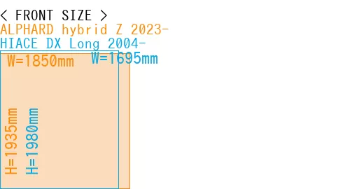 #ALPHARD hybrid Z 2023- + HIACE DX Long 2004-